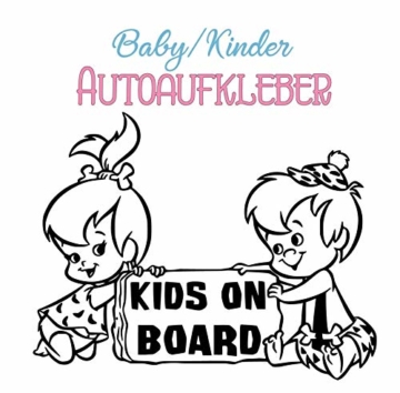 Autoaufkleber Baby Kinder "Kids on Board"